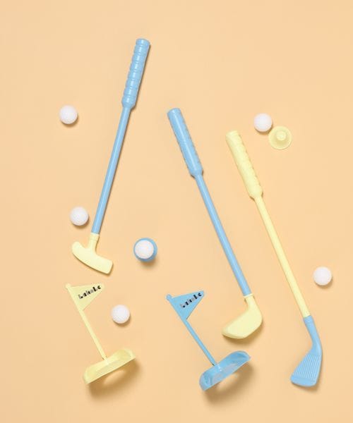 LAKOLE 【らこれキッズ】ゴルフセット ベビー&キッズ ホワイト FREE ラコレ 587437 and ST アンドエスティ(旧ドットエスティ)