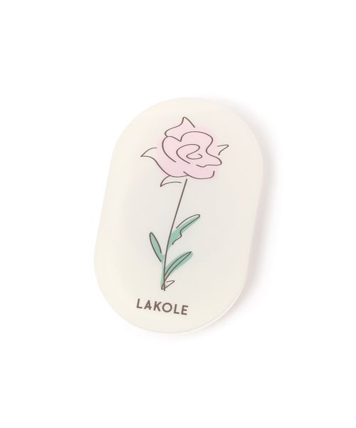 LAKOLE FLOWERスマホグリップ ガジェット ピンク FREE ラコレ 587964 and ST アンドエスティ(旧ドットエスティ) LAKOLE FLOWERスマホグリップ ガジェット ピンク FREE ラコレ 587964 and ST アンドエスティ(旧ドットエスティ)
