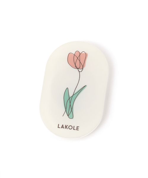 LAKOLE FLOWERスマホグリップ ガジェット ライトベージュ FREE ラコレ 587964 and ST アンドエスティ(旧ドットエスティ) LAKOLE FLOWERスマホグリップ ガジェット ライトベージュ FREE ラコレ 587964 and ST アンドエスティ(旧ドットエスティ)