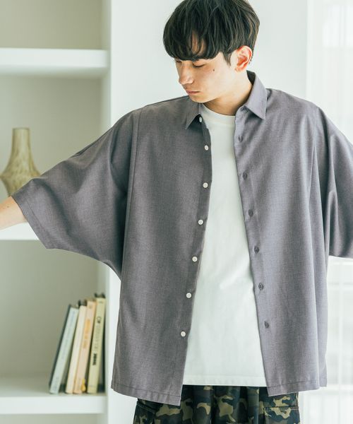 LAKOLE TRドルマンシャツ グレー L メンズインナー ラコレ 588715 and ST アンドエスティ(旧ドットエスティ) LAKOLE TRドルマンシャツ グレー L メンズインナー ラコレ 588715 and ST アンドエスティ(旧ドットエスティ)