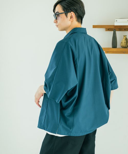 LAKOLE TRドルマンシャツ グリーン L メンズインナー ラコレ 588715 and ST アンドエスティ(旧ドットエスティ) LAKOLE TRドルマンシャツ グリーン L メンズインナー ラコレ 588715 and ST アンドエスティ(旧ドットエスティ)