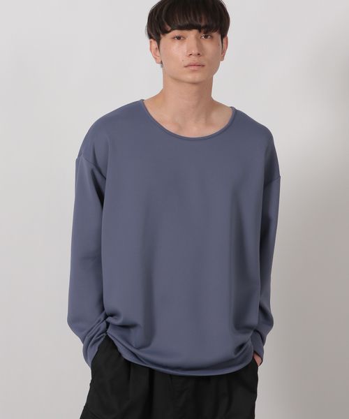 LAKOLE ダンボールUネック長袖T パープル M メンズインナー ラコレ 589555 and ST アンドエスティ(旧ドットエスティ) LAKOLE ダンボールUネック長袖T パープル M メンズインナー ラコレ 589555 and ST アンドエスティ(旧ドットエスティ)