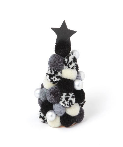 LAKOLE ポンポンツリー(L)[BLACK] クリスマス シルバー FREE ラコレ 590244 and ST アンドエスティ（旧ドットエスティ）