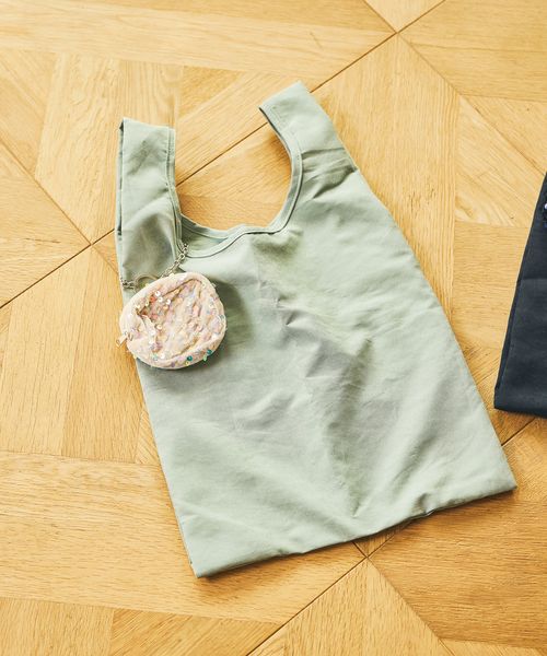 LAKOLE キラキラポーチ付きエコバッグ キャリーグッズ ブラウン FREE ラコレ 591123 and ST アンドエスティ(旧ドットエスティ) LAKOLE キラキラポーチ付きエコバッグ キャリーグッズ ブラウン FREE ラコレ 591123 and ST アンドエスティ(旧ドットエスティ)