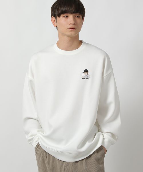 LAKOLE ボーイガール刺繍プルオーバー ライトグレー L メンズインナー ラコレ 594274 and ST アンドエスティ（旧ドットエスティ）