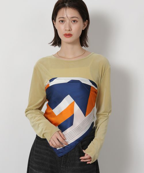 LAKOLE 【欠品カラー追加予約開始】シアーベロア長袖T イエロー FREE ウィメンズインナー ラコレ 594666 and ST アンドエスティ(旧ドットエスティ) LAKOLE 【欠品カラー追加予約開始】シアーベロア長袖T イエロー FREE ウィメンズインナー ラコレ 594666 and ST アンドエスティ(旧ドットエスティ)