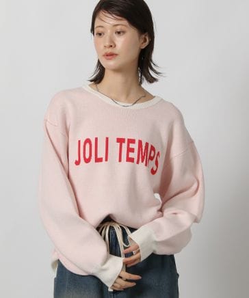 アソートロゴジャガードニットプルオーバー | [公式]ラコレ（LAKOLE）通販