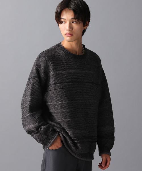 LAKOLE カスレジャガードニット シルバー M メンズインナー ラコレ 601288 and ST アンドエスティ（旧ドットエスティ）