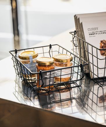 WEB先行予約】ワイヤーバスケット[スリム](S)ブラック | [公式]ラコレ