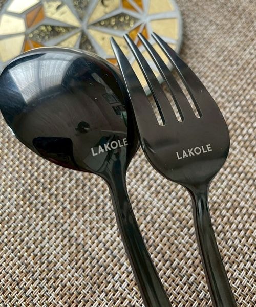 LAKOLE ���^���b�N�X�v�[��&�t�H�[�N�Z�b�g ���E�J�g�����[�E���p�i �z���C�g FREE ���R�� 642098 and ST �A���h�G�X�e�B�i���h�b�g�G�X�e�B�j