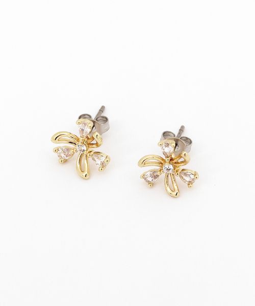LAKOLE プチフラワーピアス ホワイト FREE ウィメンズグッズ ラコレ 704588 and ST アンドエスティ(旧ドットエスティ) LAKOLE プチフラワーピアス ホワイト FREE ウィメンズグッズ ラコレ 704588 and ST アンドエスティ(旧ドットエスティ)