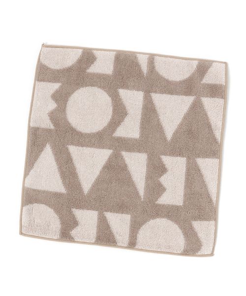 LAKOLE 今治産ハンドタオル[タイポグラフィー] バス・トイレ用品 グレー FREE ラコレ 936664 and ST アンドエスティ（旧ドットエスティ）