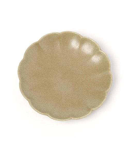 LAKOLE 菊形豆皿 和食器 カーキ FREE ラコレ 968295 and ST アンドエスティ(旧ドットエスティ) LAKOLE 菊形豆皿 和食器 カーキ FREE ラコレ 968295 and ST アンドエスティ(旧ドットエスティ)
