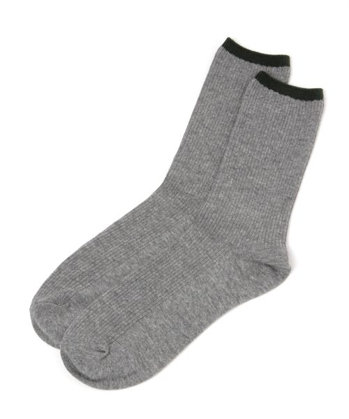 LAKOLE ジャストリブラインソックス[一部店舗限定アイテム] グリーン FREE メンズグッズ ラコレ 970242 and ST アンドエスティ（旧ドットエスティ）