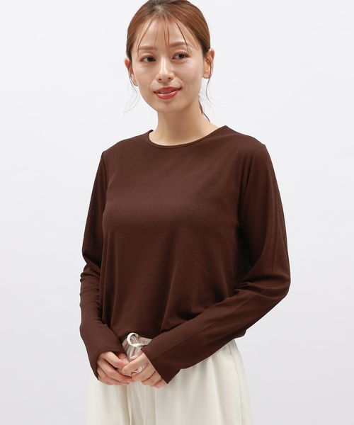 LAKOLE シアー長袖T ライトベージュ S ウィメンズインナー ラコレ 979702 and ST アンドエスティ(旧ドットエスティ) LAKOLE シアー長袖T ライトベージュ S ウィメンズインナー ラコレ 979702 and ST アンドエスティ(旧ドットエスティ)