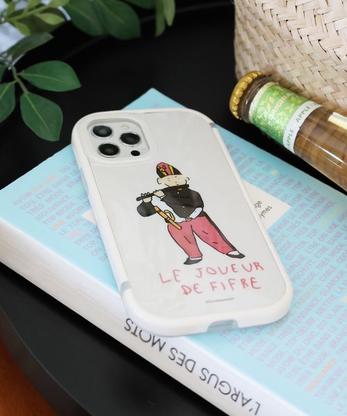 LAKOLE [世界の名作]フレームカラーiPhoneケース ガジェット ホワイト M ラコレ 984388 and ST アンドエスティ（旧ドットエスティ）