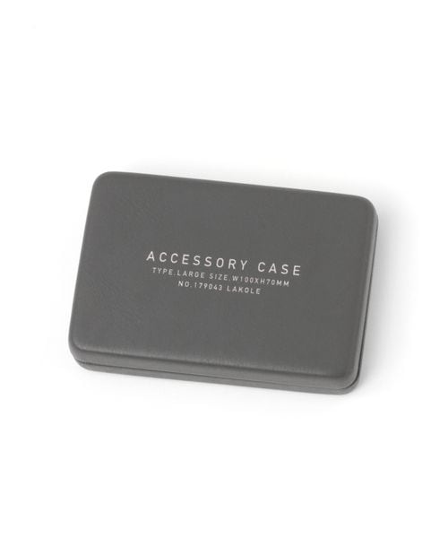 LAKOLE ハード小物ケース[仕切り] トラベル チャコールグレー FREE ラコレ 984390 and ST アンドエスティ（旧ドットエスティ）