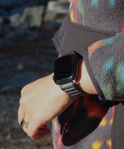 LAKOLE AppleWatchベルト[ループ] ガジェット チャコールグレー XS ラコレ 990197 and ST アンドエスティ（旧ドットエスティ）