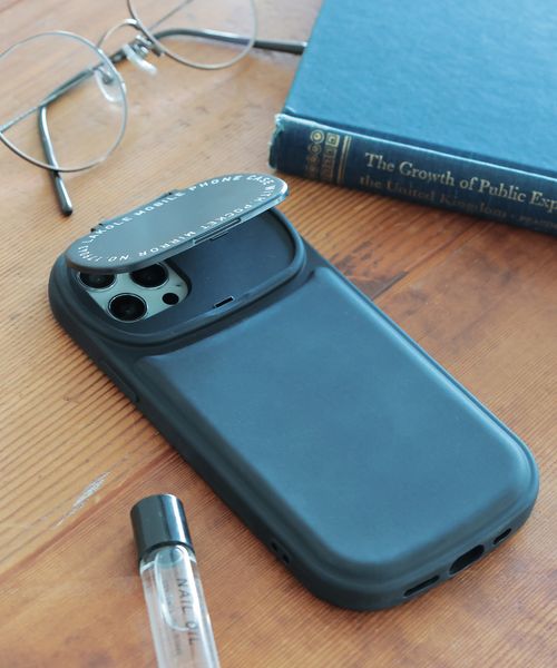 LAKOLE ミラーカバー付きiPhoneケース[一部店舗限定アイテム] ガジェット シルバー XS ラコレ 991465 and ST アンドエスティ（旧ドットエスティ）