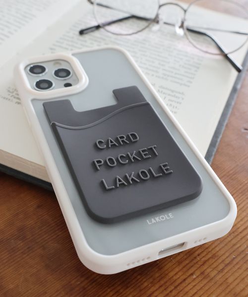 LAKOLE スマホカードポケット ガジェット チャコールグレー FREE ラコレ 994563 and ST アンドエスティ(旧ドットエスティ) LAKOLE スマホカードポケット ガジェット チャコールグレー FREE ラコレ 994563 and ST アンドエスティ(旧ドットエスティ)