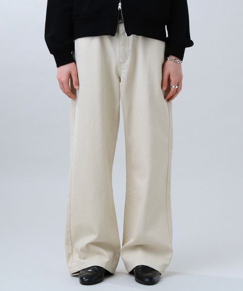 LEAD PROJECT 【LURAKU】Semi-flared washed denim オフホワイト M LEAD PROJECT リードプロジェクト 127888 and ST アンドエスティ(旧ドットエスティ) LEAD PROJECT 【LURAKU】Semi-flared washed denim オフホワイト M LEAD PROJECT リードプロジェクト 127888 and ST アンドエスティ(旧ドットエスティ)