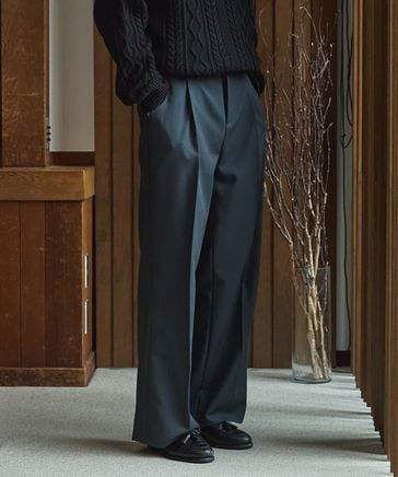 WIDE STRAIGHT TROUSERS