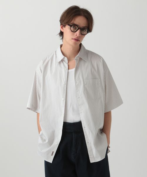 LEAD PROJECT 【LURAKU】Half Sleeve Regular Collar Shirt ライトベージュ S LEAD PROJECT リードプロジェクト 127893 and ST アンドエスティ(旧ドットエスティ) LEAD PROJECT 【LURAKU】Half Sleeve Regular Collar Shirt ライトベージュ S LEAD PROJECT リードプロジェクト 127893 and ST アンドエスティ(旧ドットエスティ)