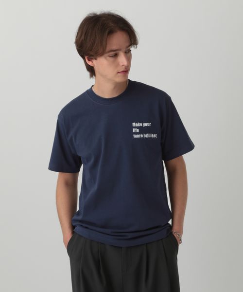 LEAD PROJECT 【LURAKU】 LURAKU Embroidered Tee ネイビー S LEAD PROJECT リードプロジェクト 127896 and ST アンドエスティ(旧ドットエスティ) LEAD PROJECT 【LURAKU】 LURAKU Embroidered Tee ネイビー S LEAD PROJECT リードプロジェクト 127896 and ST アンドエスティ(旧ドットエスティ)