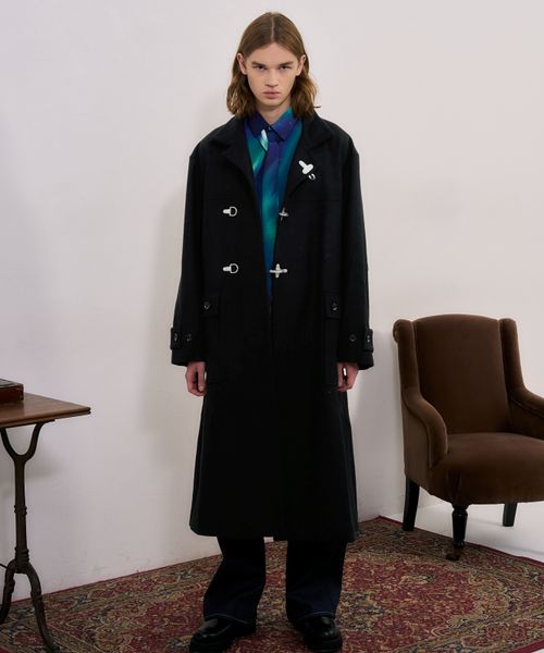 LEAD PROJECT 【BLAYMORE】Big Fireman Melton Coat ブラック M LEAD PROJECT リードプロジェクト 129767 and ST アンドエスティ(旧ドットエスティ) LEAD PROJECT 【BLAYMORE】Big Fireman Melton Coat ブラック M LEAD PROJECT リードプロジェクト 129767 and ST アンドエスティ(旧ドットエスティ)