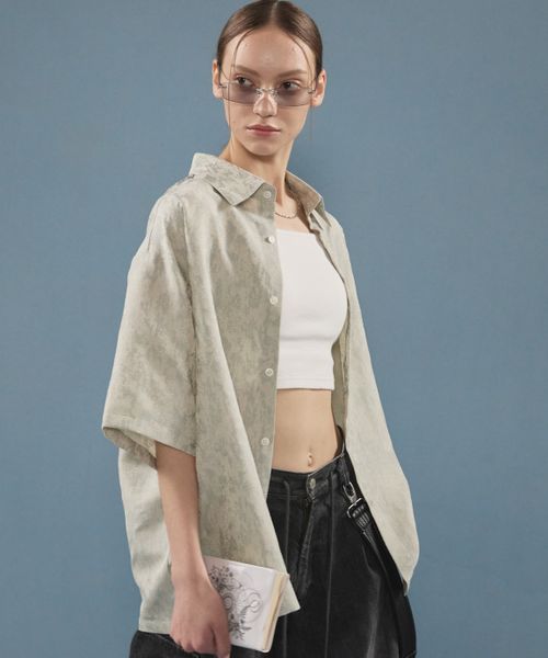 LEAD PROJECT 【BLAYMORE】Geometric Jacquard Shirt with Tie ライトブルー M LEAD PROJECT リードプロジェクト 141135 and ST アンドエスティ(旧ドットエスティ) LEAD PROJECT 【BLAYMORE】Geometric Jacquard Shirt with Tie ライトブルー M LEAD PROJECT リードプロジェクト 141135 and ST アンドエスティ(旧ドットエスティ)