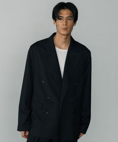 LEAD PROJECT 【LURAKU】Double-Breasted Jacket|SETUP対応 ライトグレー S LEAD PROJECT リードプロジェクト 149251 and ST アンドエスティ(旧ドットエスティ) LEAD PROJECT 【LURAKU】Double-Breasted Jacket|SETUP対応 ライトグレー S LEAD PROJECT リードプロジェクト 149251 and ST アンドエスティ(旧ドットエスティ)