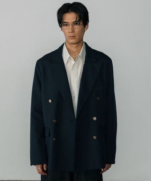 LEAD PROJECT 【LURAKU】Double-Breasted Jacket|SETUP対応 ネイビー L LEAD PROJECT リードプロジェクト 149251 and ST アンドエスティ(旧ドットエスティ) LEAD PROJECT 【LURAKU】Double-Breasted Jacket|SETUP対応 ネイビー L LEAD PROJECT リードプロジェクト 149251 and ST アンドエスティ(旧ドットエスティ)