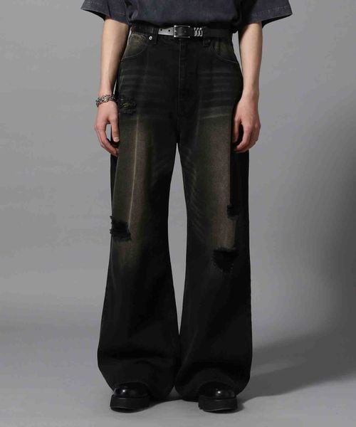 LEAD PROJECT 【ajouter flow】vintage like buggy denim pants ナチュラル M LEAD PROJECT リードプロジェクト 151101 and ST アンドエスティ(旧ドットエスティ) LEAD PROJECT 【ajouter flow】vintage like buggy denim pants ナチュラル M LEAD PROJECT リードプロジェクト 151101 and ST アンドエスティ(旧ドットエスティ)