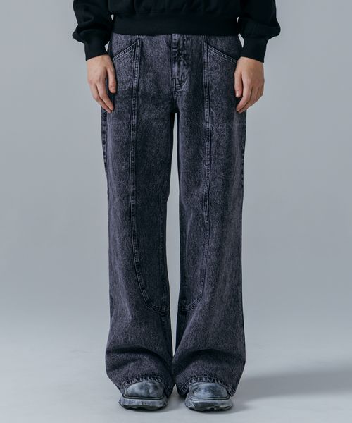 LEAD PROJECT 【ajouter flow】vintage overdye flare denim pants パープル M LEAD PROJECT リードプロジェクト 152577 and ST アンドエスティ(旧ドットエスティ) LEAD PROJECT 【ajouter flow】vintage overdye flare denim pants パープル M LEAD PROJECT リードプロジェクト 152577 and ST アンドエスティ(旧ドットエスティ)