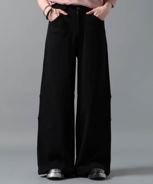 LEAD PROJECT 【ajouter flow】switching sweat wide pants ブラック L LEAD PROJECT リードプロジェクト 152578 and ST アンドエスティ(旧ドットエスティ) LEAD PROJECT 【ajouter flow】switching sweat wide pants ブラック L LEAD PROJECT リードプロジェクト 152578 and ST アンドエスティ(旧ドットエスティ)