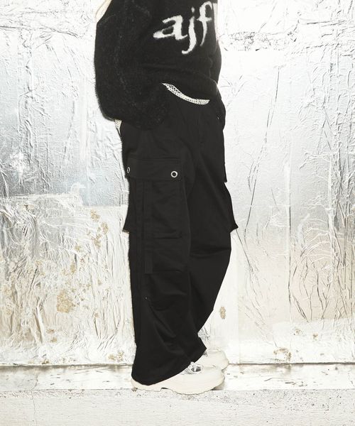 LEAD PROJECT 【ajouter flow】studs wide cargo pants ブラック M LEAD PROJECT リードプロジェクト 156500 and ST アンドエスティ(旧ドットエスティ) LEAD PROJECT 【ajouter flow】studs wide cargo pants ブラック M LEAD PROJECT リードプロジェクト 156500 and ST アンドエスティ(旧ドットエスティ)