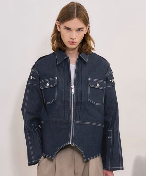 LEAD PROJECT 【BLAYMORE】Dimension Denim Jacket ブルー S LEAD PROJECT リードプロジェクト 231892 and ST アンドエスティ(旧ドットエスティ) LEAD PROJECT 【BLAYMORE】Dimension Denim Jacket ブルー S LEAD PROJECT リードプロジェクト 231892 and ST アンドエスティ(旧ドットエスティ)