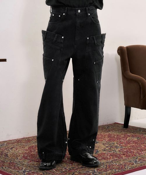 LEAD PROJECT 【BLAYMORE】Dimension Denim Pants ブラック M LEAD PROJECT リードプロジェクト 231894 and ST アンドエスティ(旧ドットエスティ) LEAD PROJECT 【BLAYMORE】Dimension Denim Pants ブラック M LEAD PROJECT リードプロジェクト 231894 and ST アンドエスティ(旧ドットエスティ)