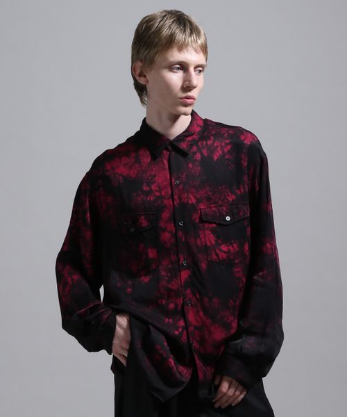 LEAD PROJECT 【BLAYMORE】Over Dyed Big Shirt レッド S LEAD PROJECT リードプロジェクト 234289 and ST アンドエスティ(旧ドットエスティ) LEAD PROJECT 【BLAYMORE】Over Dyed Big Shirt レッド S LEAD PROJECT リードプロジェクト 234289 and ST アンドエスティ(旧ドットエスティ)
