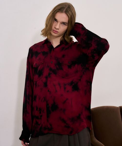 LEAD PROJECT 【BLAYMORE】Over Dyed Big Shirt レッド M LEAD PROJECT リードプロジェクト 234289 and ST アンドエスティ(旧ドットエスティ) LEAD PROJECT 【BLAYMORE】Over Dyed Big Shirt レッド M LEAD PROJECT リードプロジェクト 234289 and ST アンドエスティ(旧ドットエスティ)