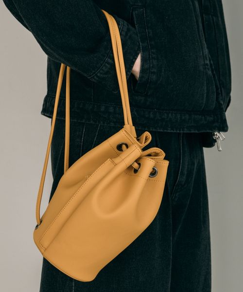 LEAD PROJECT 【LURAKU】Synthetic Leather Drawstring Bag イエロー FREE LEAD PROJECT リードプロジェクト 242738 and ST アンドエスティ(旧ドットエスティ) LEAD PROJECT 【LURAKU】Synthetic Leather Drawstring Bag イエロー FREE LEAD PROJECT リードプロジェクト 242738 and ST アンドエスティ(旧ドットエスティ)