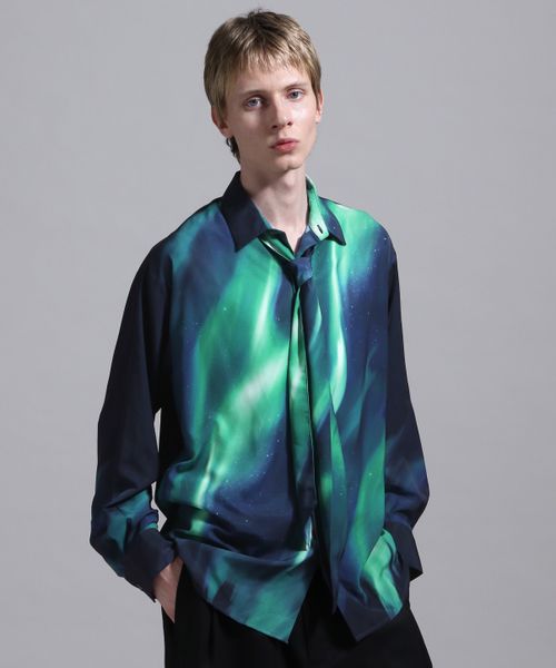 LEAD PROJECT 【BLAYMORE】Aurora Dechine Shirt with Scarf グリーン M LEAD PROJECT リードプロジェクト 247656 and ST アンドエスティ(旧ドットエスティ) LEAD PROJECT 【BLAYMORE】Aurora Dechine Shirt with Scarf グリーン M LEAD PROJECT リードプロジェクト 247656 and ST アンドエスティ(旧ドットエスティ)