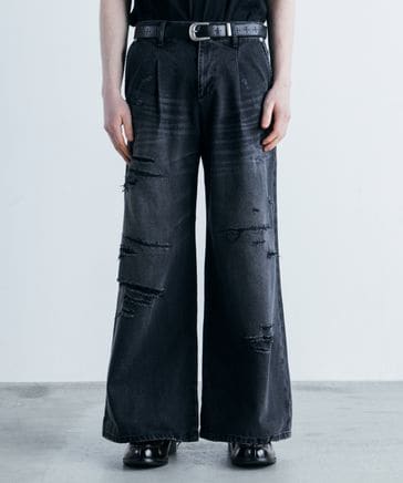 BLAYMORE】Damage Wide Denim Pants | [公式]LEAD PROJECT（リード
