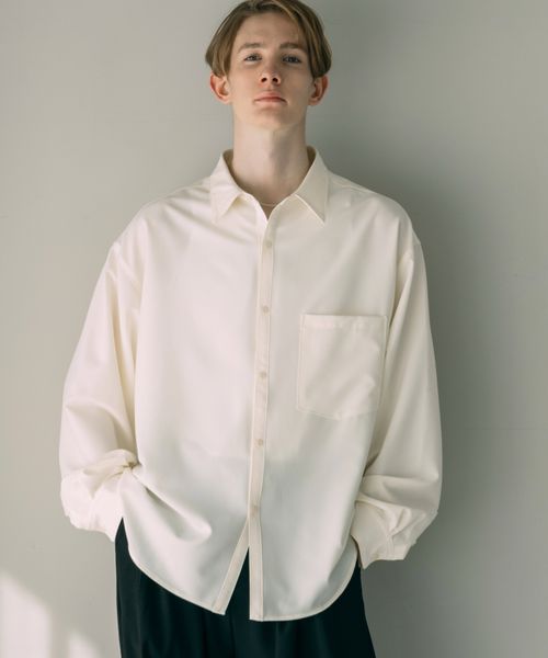 LEAD PROJECT 【LURAKU】oversized shirts オフホワイト L LEAD PROJECT リードプロジェクト 291988 and ST アンドエスティ(旧ドットエスティ) LEAD PROJECT 【LURAKU】oversized shirts オフホワイト L LEAD PROJECT リードプロジェクト 291988 and ST アンドエスティ(旧ドットエスティ)