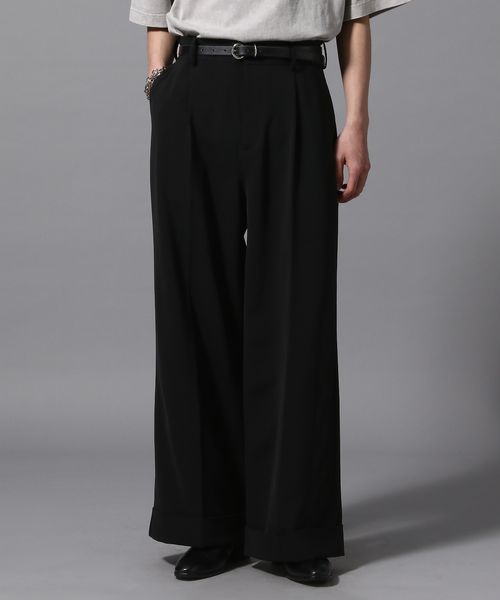 LEAD PROJECT 【ajouter flow】wide straight slacks ブラック L LEAD PROJECT リードプロジェクト 325940 and ST アンドエスティ(旧ドットエスティ) LEAD PROJECT 【ajouter flow】wide straight slacks ブラック L LEAD PROJECT リードプロジェクト 325940 and ST アンドエスティ(旧ドットエスティ)