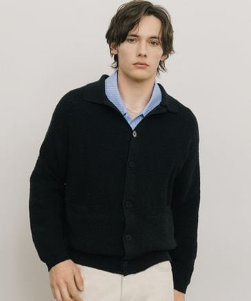LURAKU】sheer knit polo cardigan | [公式]LEAD PROJECT（リード