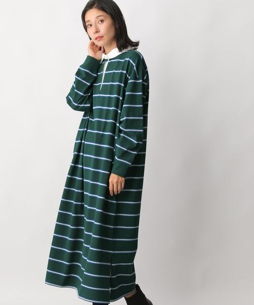 ボーダーラガーシャツワンピース 公式 レプシィム Lepsim 通販