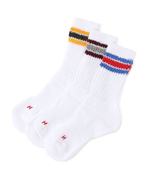LEPSIM 【KIDS】【Healthknit/ヘルスニット】ラインソックス3P ライトグレー スペシャルライン レプシィム 128523 and ST アンドエスティ(旧ドットエスティ) LEPSIM 【KIDS】【Healthknit/ヘルスニット】ラインソックス3P ライトグレー スペシャルライン レプシィム 128523 and ST アンドエスティ(旧ドットエスティ)