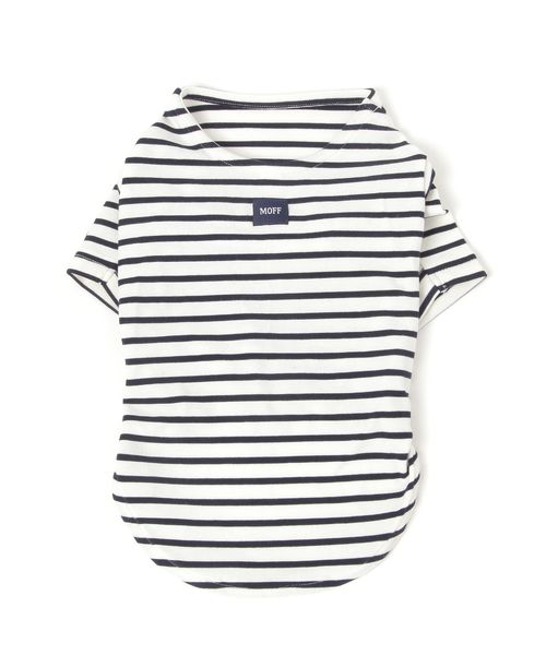 LEPSIM 【PET】MOFFボーダーT ホワイト S スペシャルライン レプシィム 129114 and ST アンドエスティ(旧ドットエスティ) LEPSIM 【PET】MOFFボーダーT ホワイト S スペシャルライン レプシィム 129114 and ST アンドエスティ(旧ドットエスティ)