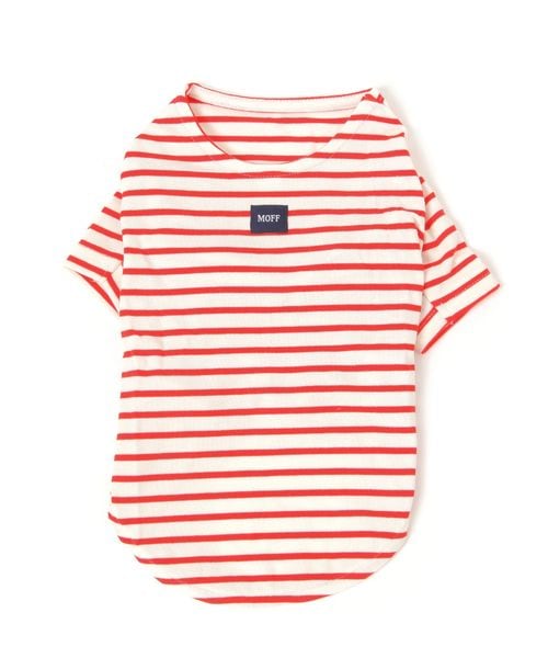 LEPSIM 【PET】MOFFボーダーT レッド L スペシャルライン レプシィム 129114 and ST アンドエスティ(旧ドットエスティ) LEPSIM 【PET】MOFFボーダーT レッド L スペシャルライン レプシィム 129114 and ST アンドエスティ(旧ドットエスティ)